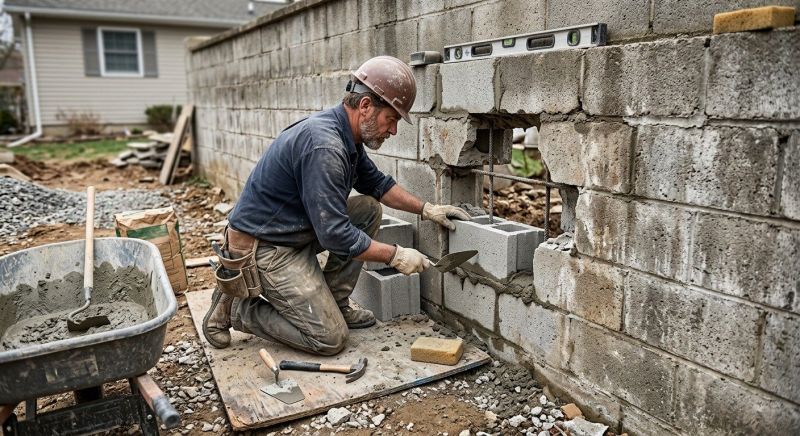 Block Wall Repair in Downey, CA