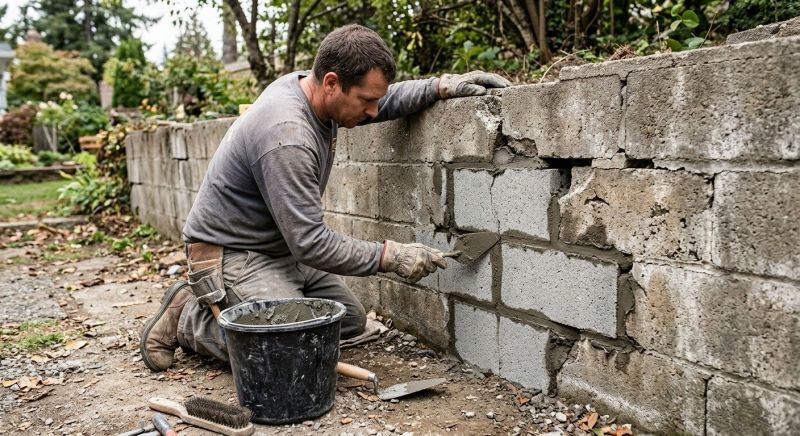 Block Wall Repair in Garden Grove, CA