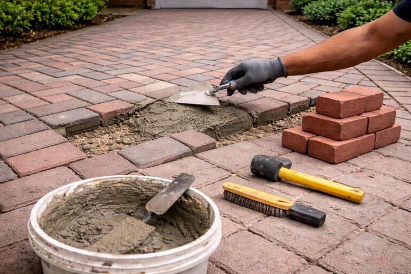 Brick Flatwork Repair in La Canada Flintridge, CA