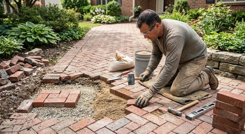 Brick Hardscape Repair in Los Angeles, CA