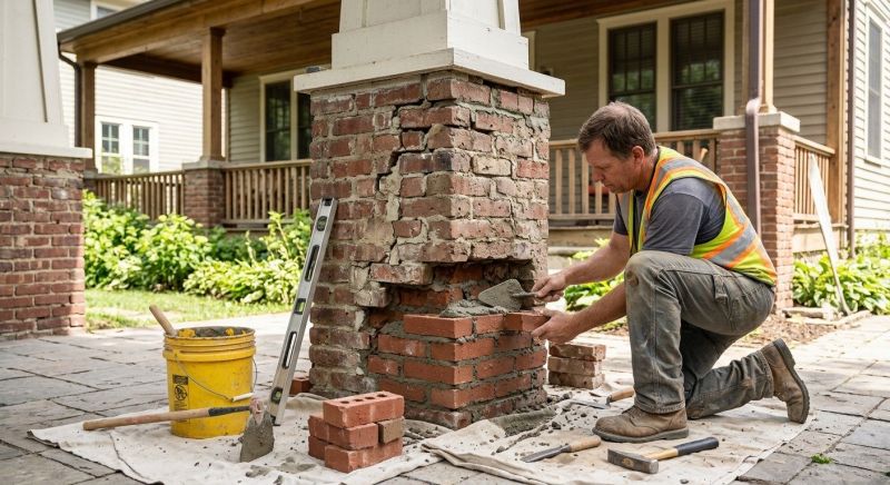 Brick Restoration in Brea, CA