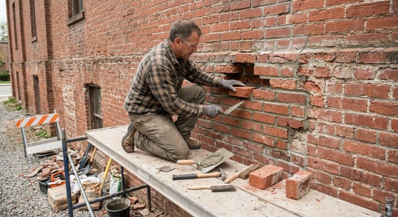 Brick Stairs Repair in Burbank, CA
