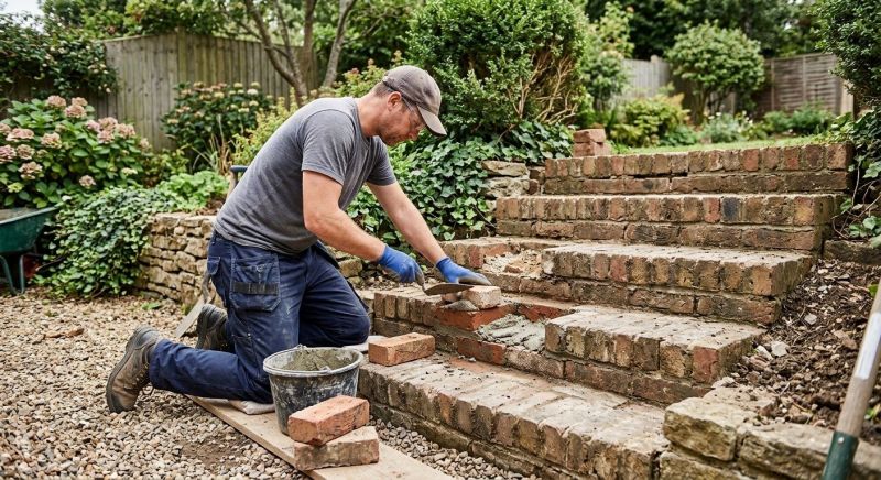 Brick Stairs Repair in Compton, CA