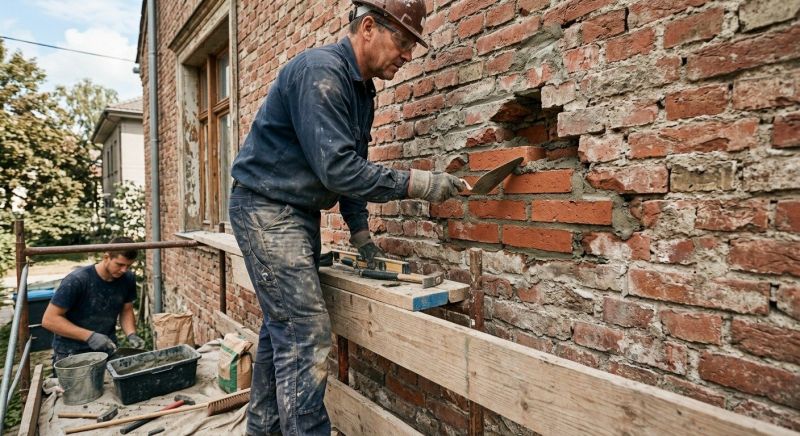 Brick Wall Repair in Bell, CA