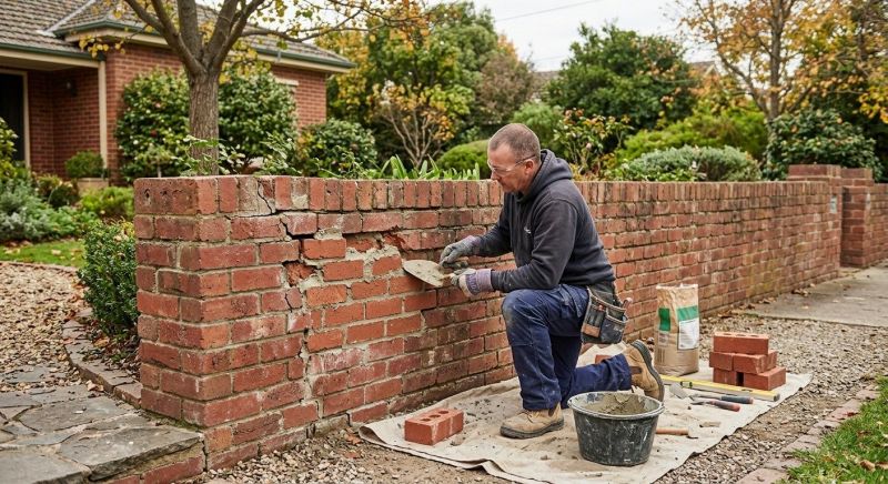 Brick Wall Repair in El Monte, CA
