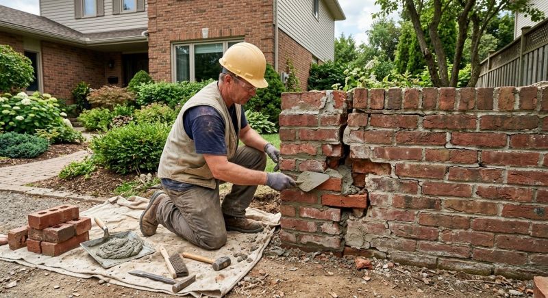 Brick Wall Repair in Glendale, CA