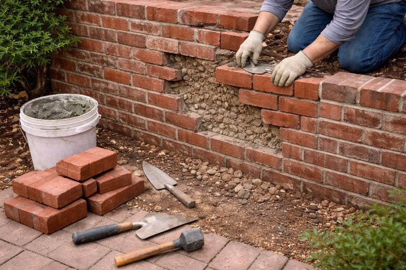 Brick Wall Repair in Pacific Palisades, CA