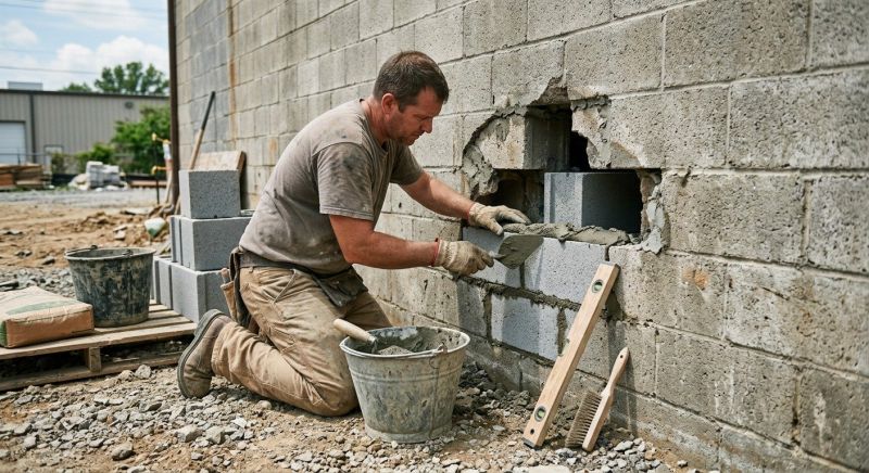 Concrete Block Repair in Bell, CA
