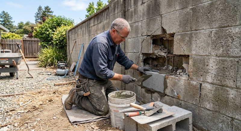 Masonry Wall Repair in Los Angeles, CA