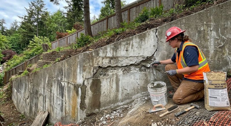Retaining Wall Repair in Glendale, CA