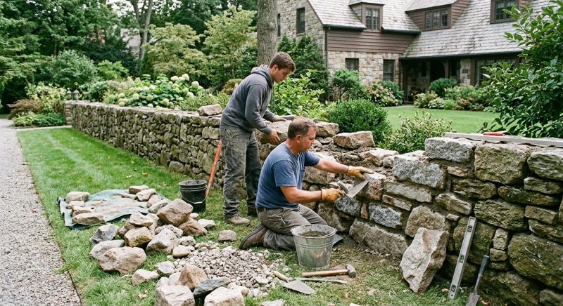 Rock Wall Repair in Los Angeles, CA