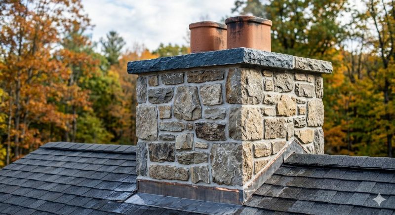 Stone Chimney Installation in La Habra, CA