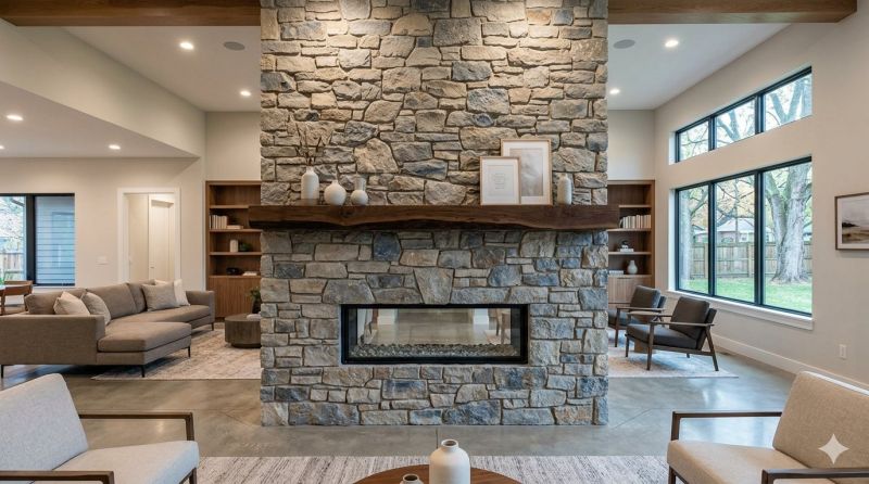 Stone Chimney Installation in Los Angeles County, CA