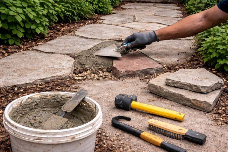 Stone Driveway Repair in Los Angeles, CA