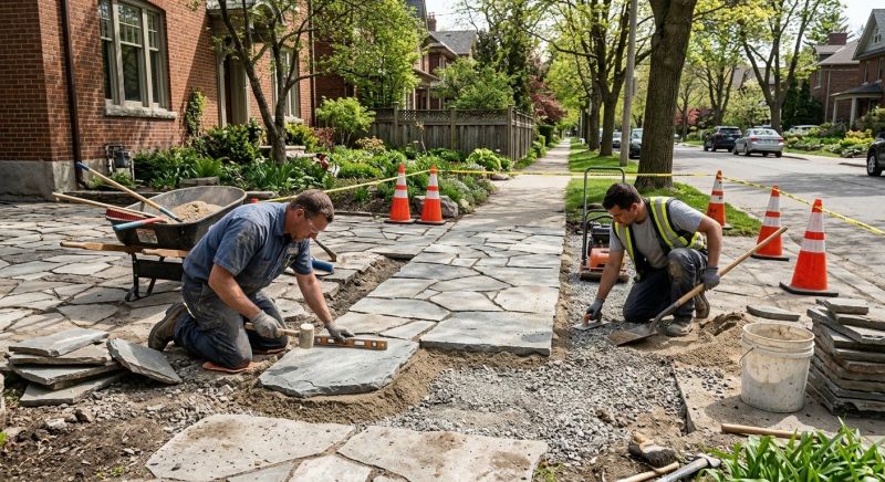 Stone Driveway Repair in Los Angeles, CA