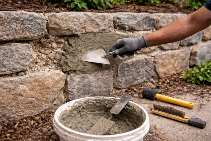 Stone Masonry Repair in El Monte, CA