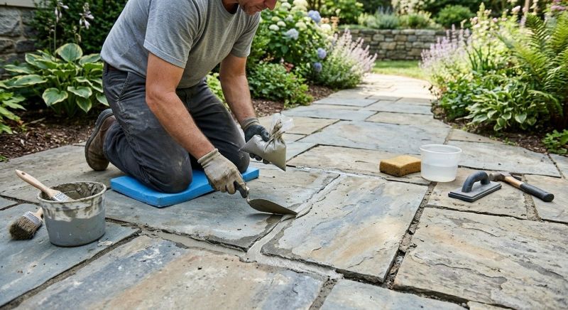 Stone Walkway Repair in Los Angeles, CA