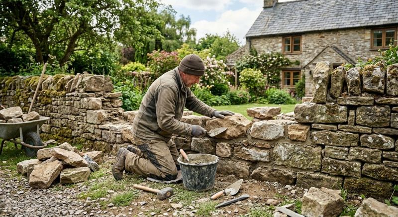 Stone Wall Repair in Calabasas, CA