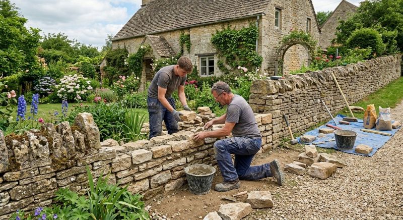 Stone Wall Repair in Long Beach, CA